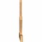 Ekena Millwork Saratoga Timber Gable Bracket, Western Red Cedar, 60"W x 27"H x 1 1/2"D x 3 1/2"F, 11/12 Pitch GBW060X27X0204SAR00SWR - alternate 3
